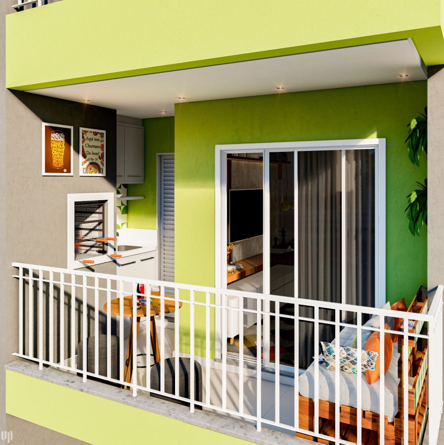 Apartamento para Venda em Foz do Iguaçu, Jardim Nacional, 2 dormitórios, 1 banheiro, 1 vaga