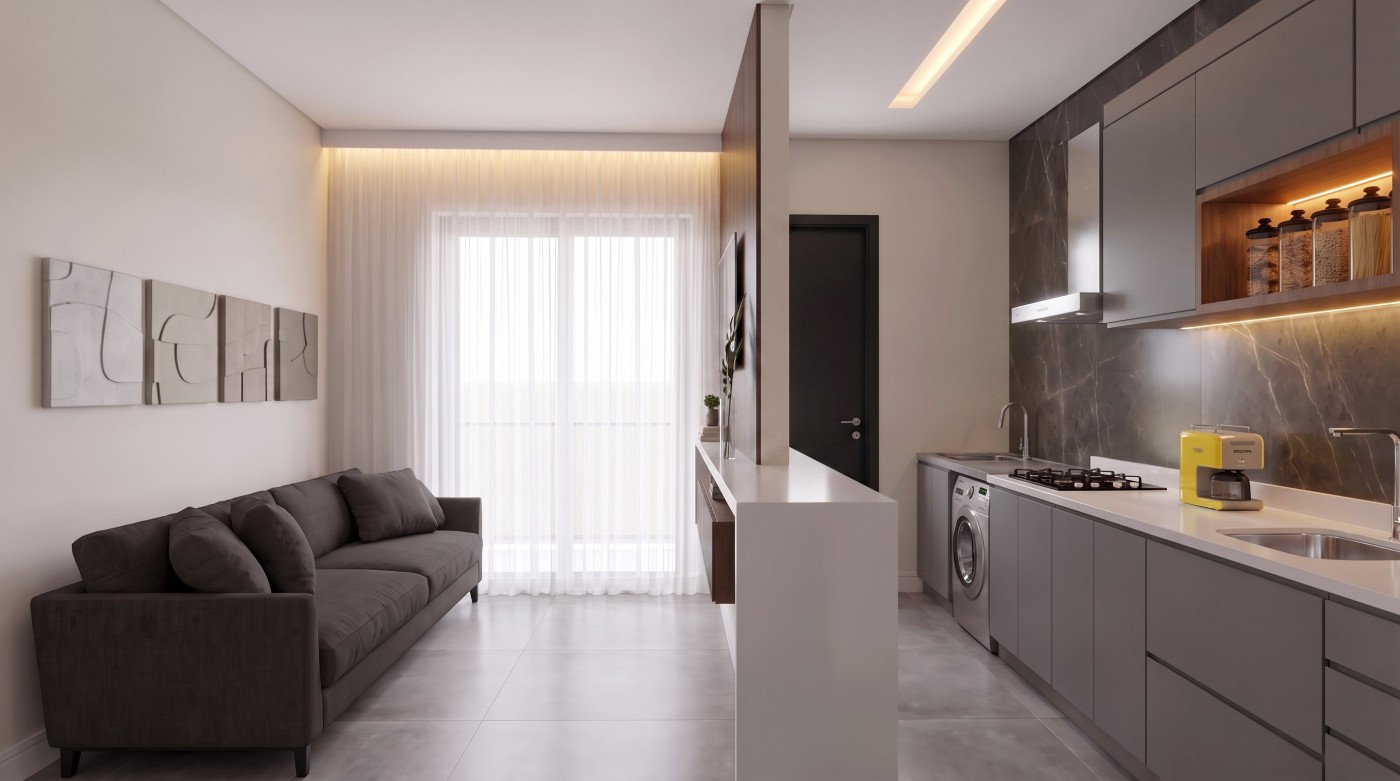 Apartamento para Venda em Foz do Iguaçu, Jardim Lancaster, 2 dormitórios, 1 suíte, 2 banheiros, 1 vaga
