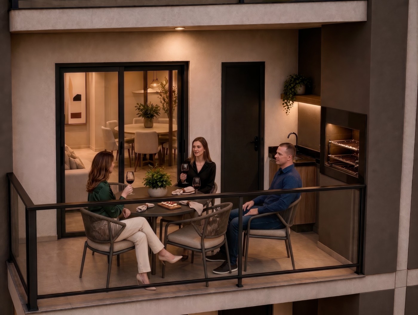 Apartamento para Venda em Foz do Iguaçu, Jardim Lancaster, 2 dormitórios, 1 suíte, 2 banheiros, 1 vaga