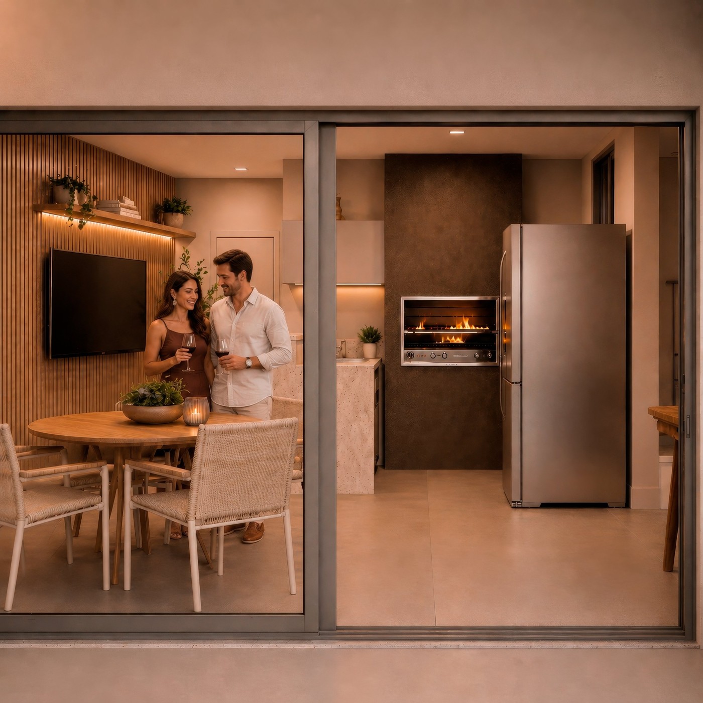 Apartamento para Venda em Foz do Iguaçu, Jardim Lancaster, 2 dormitórios, 1 suíte, 2 banheiros, 1 vaga